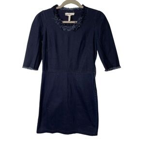 Étoile Isabel Marant Blue Crew Neck Mini Dress sz 1 US XS